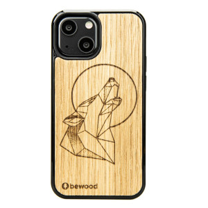 Drewniane Etui na iPhone 13 Mini WILK DĄB