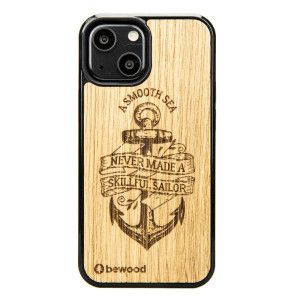 Drewniane Etui na iPhone 13 Mini KOTWICA DĄB