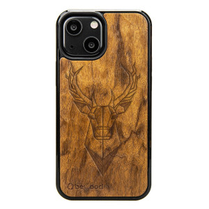 Drewniane Etui na iPhone 13 Mini JELEŃ IMBUIA
