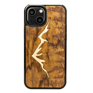 Drewniane Etui na iPhone 13 Mini GÓRY IMBUIA