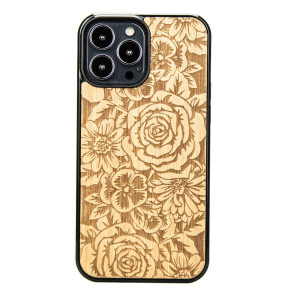 Drewniane Etui na iPhone 13 Pro Max RóżE ANIEGRE