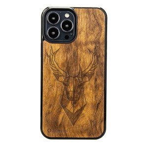 Drewniane Etui na iPhone 13 Pro Max JELEŃ IMBUIA