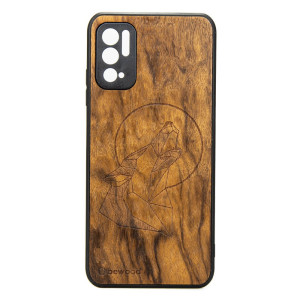 Drewniane Etui Xiaomi Redmi Note 10 5G WILK IMBUIA