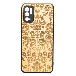 Drewniane Etui Xiaomi Redmi Note 10 5G POLSKI FOLK ANIEGRE