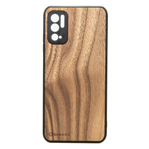 Drewniane Etui Xiaomi Redmi Note 10 5G ORZECH AMERYKAŃSKI