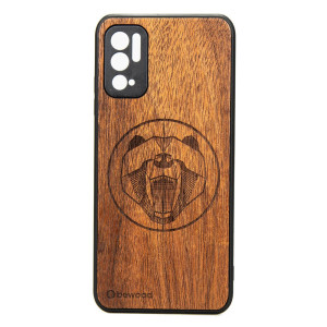 Drewniane Etui Xiaomi Redmi Note 10 5G NIEDŹWIEDŹ MERBAU