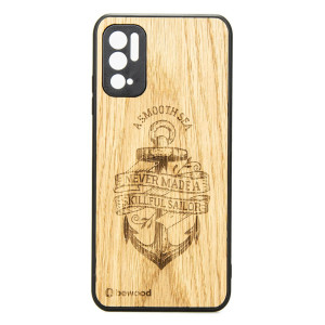 Drewniane Etui Xiaomi Redmi Note 10 5G KOTWICA DĄB