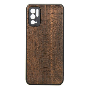 Drewniane Etui Xiaomi Redmi Note 10 5G KALENDARZ AZTECKI ZIRICOTE