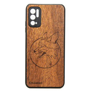 Drewniane Etui Xiaomi Redmi Note 10 5G LIS MERBAU