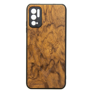 Drewniane Etui Xiaomi Redmi Note 10 5G JELEŃ IMBUIA