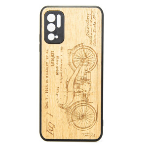 Drewniane Etui Xiaomi Redmi Note 10 5G HARLEY PATENT ANIEGRE