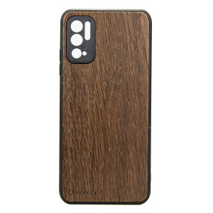 Drewniane Etui Xiaomi Redmi Note 10 5G DĄB WĘDZONY