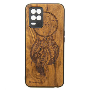 Drewniane Etui Realme 8 5G ŁAPACZ SNÓW IMBUIA