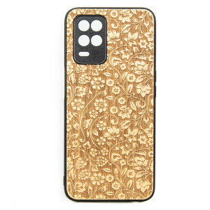 Drewniane Etui Realme 8 5G KWIATY POLNE ANIEGRE