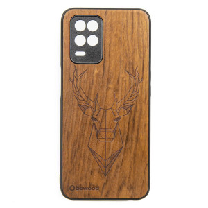 Drewniane Etui Realme 8 5G JELEŃ IMBUIA