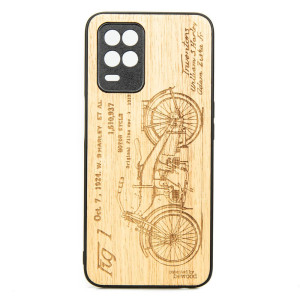 Drewniane Etui Realme 8 5G HARLEY PATENT ANIEGRE