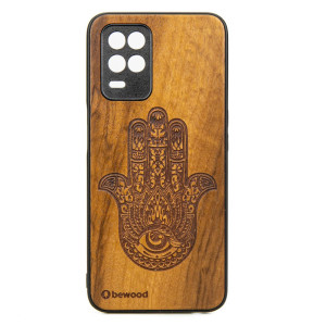 Drewniane Etui Realme 8 5G HAMSA IMBUIA