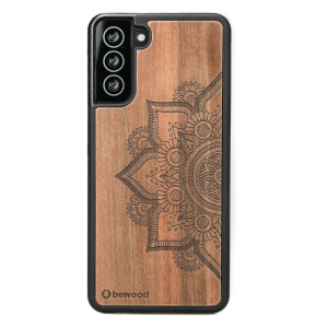 Drewniane Etui na Samsung Galaxy S21 FE MANDALA JABŁOŃ