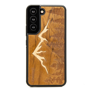 Drewniane Etui na Samsung Galaxy S22 GÓRY IMBUIA