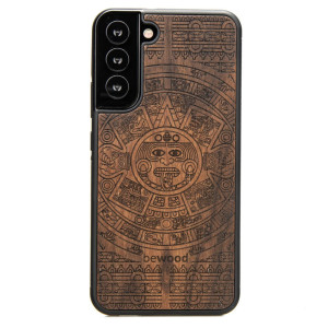 Drewniane Etui na Samsung Galaxy S22 Plus KALENDARZ AZTECKI ZIRICOTE