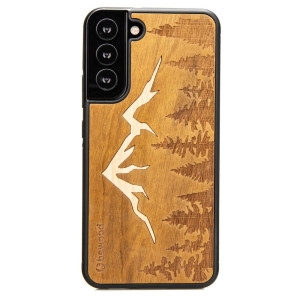 Drewniane Etui na Samsung Galaxy S22 Plus GÓRY IMBUIA