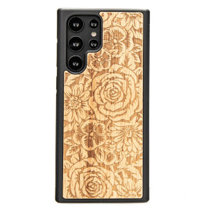 Drewniane Etui na Samsung Galaxy S22 Ultra RóżE ANIEGRE