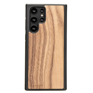 Drewniane Etui na Samsung Galaxy S22 Ultra ORZECH AMERYKAŃSKI