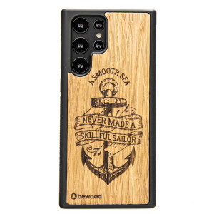 Drewniane Etui na Samsung Galaxy S22 Ultra KOTWICA DĄB