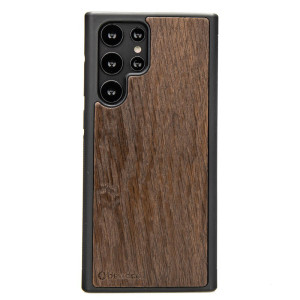 Drewniane Etui na Samsung Galaxy S22 Ultra DĄB WĘDZONY