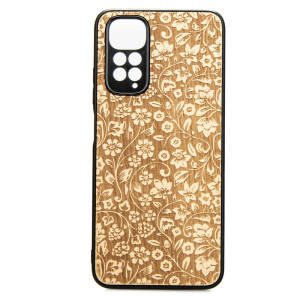 Drewniane Etui Xiaomi Redmi Note 11 / 11S KWIATY POLNE ANIEGRE