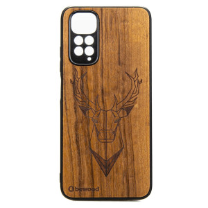 Drewniane Etui Xiaomi Redmi Note 11 / 11S JELEŃ IMBUIA