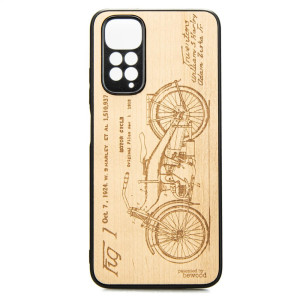 Drewniane Etui Xiaomi Redmi Note 11 / 11S HARLEY PATENT ANIEGRE