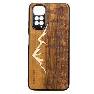 Drewniane Etui Xiaomi Redmi Note 11 / 11S GÓRY IMBUIA