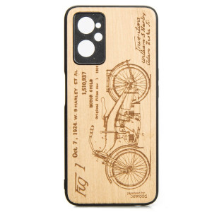 Drewniane Etui Realme 9i HARLEY PATENT ANIEGRE