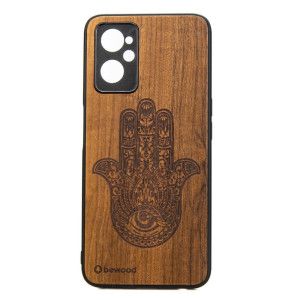 Drewniane Etui Realme 9i HAMSA IMBUIA