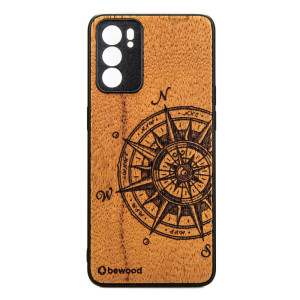 Drewniane Etui Oppo Reno 6 5G TRAVELER MERBAU