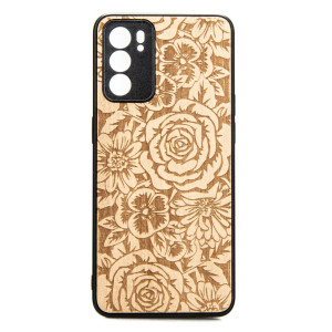 Drewniane Etui Oppo Reno 6 5G RóżE ANIEGRE