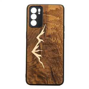 Drewniane Etui Oppo Reno 6 5G GÓRY IMBUIA