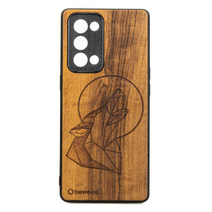 Drewniane Etui Oppo Reno 6 Pro WILK IMBUIA