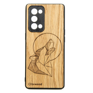 Drewniane Etui Oppo Reno 6 Pro WILK DĄB
