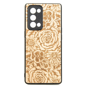 Drewniane Etui Oppo Reno 6 Pro RóżE ANIEGRE