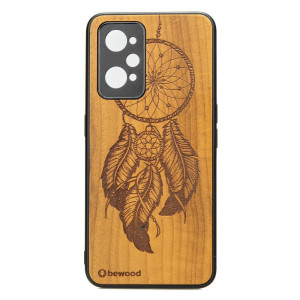 Drewniane Etui Realme GT 2 / GT Neo 2 / GT Neo 3T ŁAPACZ SNÓW IMBUIA