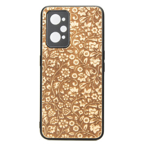 Drewniane Etui Realme GT 2 / GT Neo 2 / GT Neo 3T KWIATY POLNE ANIEGRE