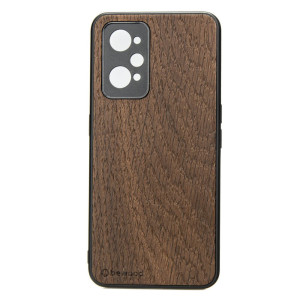 Drewniane Etui Realme GT 2 / GT Neo 2 / GT Neo 3T DĄB WĘDZONY