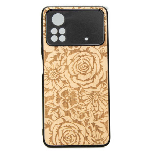 Drewniane Etui Xiaomi POCO X4 Pro 5G RóżE ANIEGRE