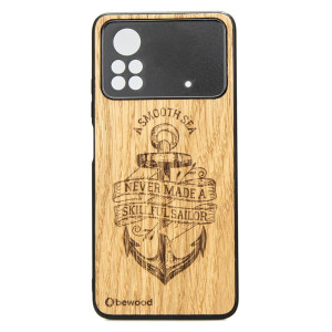 Drewniane Etui Xiaomi POCO X4 Pro 5G KOTWICA DĄB