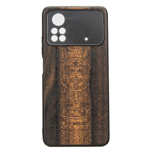 Drewniane Etui Xiaomi POCO X4 Pro 5G KALENDARZ AZTECKI ZIRICOTE