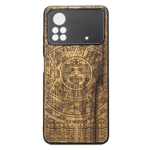 Drewniane Etui Xiaomi POCO X4 Pro 5G KALENDARZ AZTECKI LIMBA