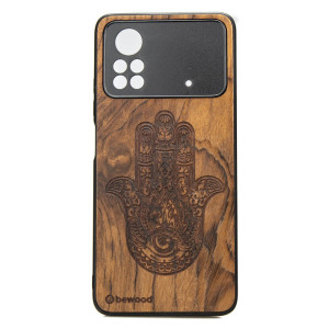 Drewniane Etui Xiaomi POCO X4 Pro 5G HAMSA IMBUIA