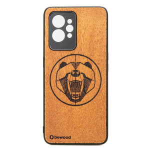 Drewniane Etui Realme GT 2 Pro NIEDŹWIEDŹ MERBAU